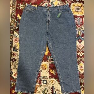 L.L. Bean Blue Denim Jeans, Original Fit Relaxed, Size 26 W Regular